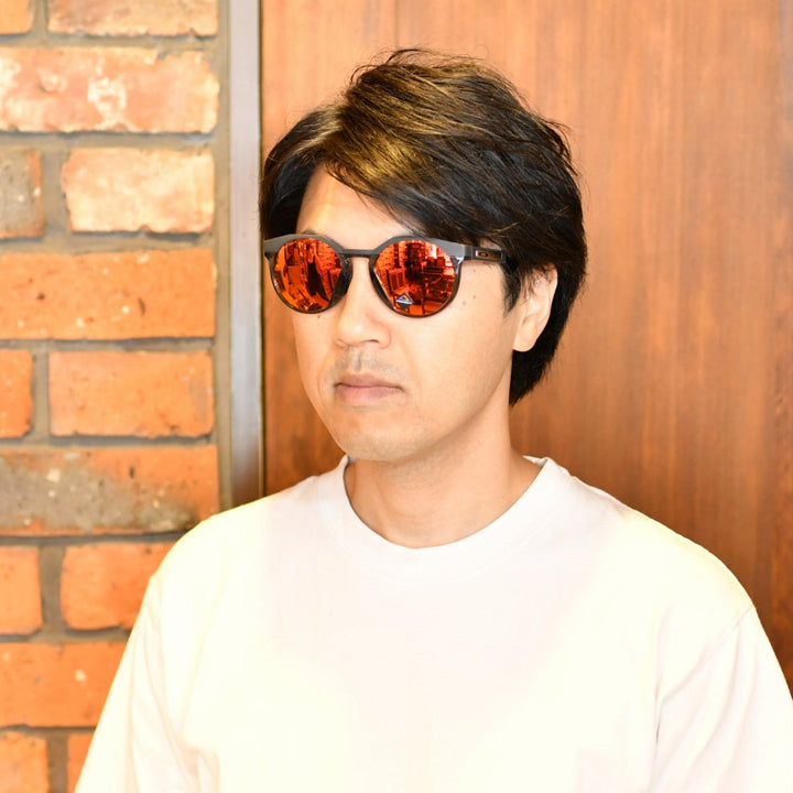 OAKLEY オークリー HSTN ハウストン OO9242A-0252 アジアンフィット MATTE CARBON/PRIZM RUBY