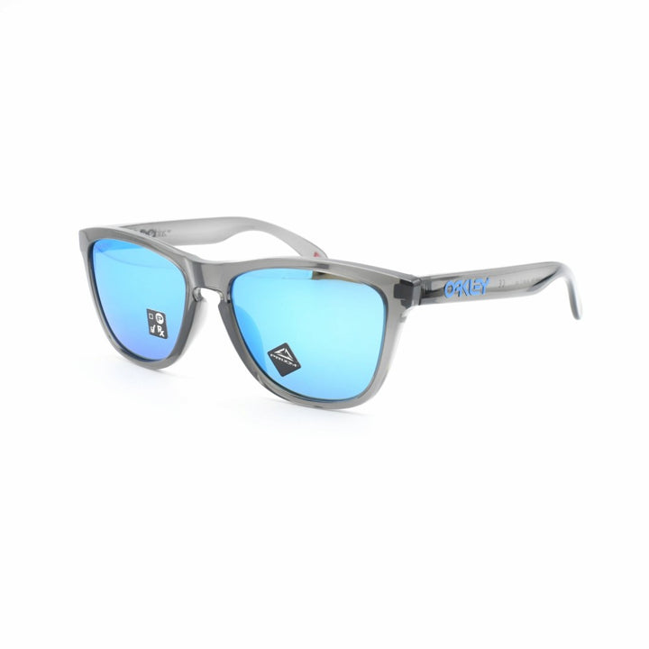 OAKLEY オークリー FROGSKINS フロッグスキン ASIAN FIT アジアンフィット GREY SMOKE/PRIZM SAPPHIRE IRIDIUM OO9245-74
