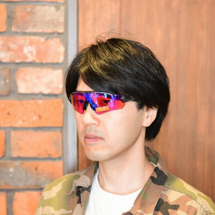 OAKLEY オークリー RADAREV レーダーイーブイ OO9275-04 POLISHED GREY INK/PRIZM TRAIL アジアンフィット