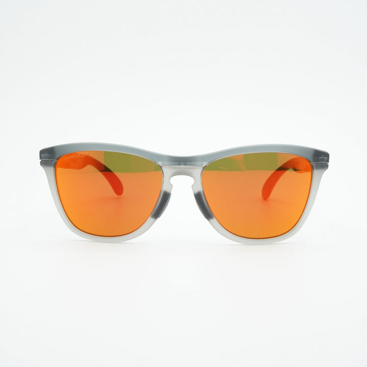 OAKLEY オークリー FROGSKINS RANGE フロッグスキンレンジ アジアンフィット MATTE GREY SMOKE/ PRIZM RUBY OO9284A-0155