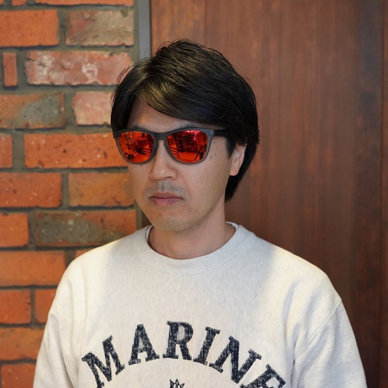 OAKLEY オークリー FROGSKINS RANGE フロッグスキンレンジ アジアンフィット MATTE GREY SMOKE/ PRIZM RUBY OO9284A-0155
