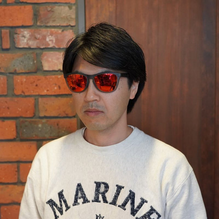 OAKLEY オークリー FROGSKINS RANGE フロッグスキンレンジ アジアンフィット MATTE GREY SMOKE/ PRIZM RUBY OO9284A-0155