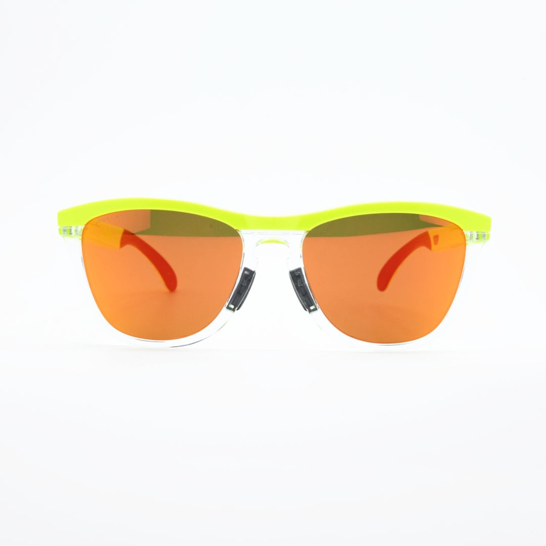 OAKLEY オークリー FROGSKINS RANGE フロッグスキンレンジ アジアンフィット TENNIS BALL YELLOW/ PRIZM RUBY OO9284A-1255