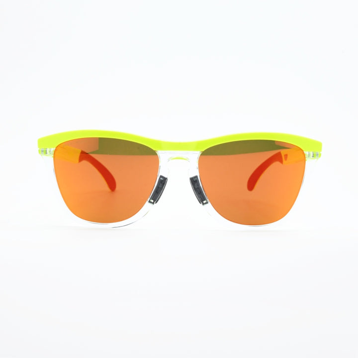 OAKLEY オークリー FROGSKINS RANGE フロッグスキンレンジ アジアンフィット TENNIS BALL YELLOW/ PRIZM RUBY OO9284A-1255