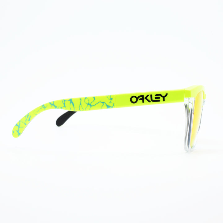 OAKLEY オークリー FROGSKINS RANGE フロッグスキンレンジ アジアンフィット TENNIS BALL YELLOW/ PRIZM RUBY OO9284A-1255