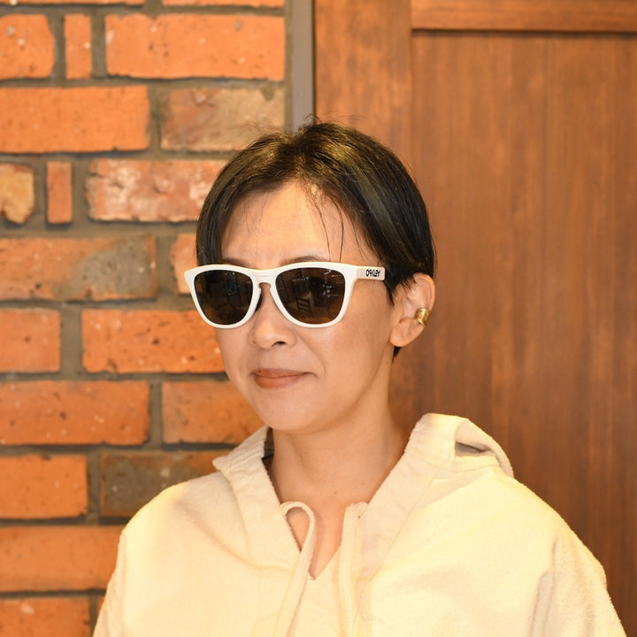 OAKLEY オークリー FROGSKINS HYBRID DUALITY COLLECTION フロッグスキン ハイブリッド MATTE WHITE/ PRIZM GREY OO9289-0855