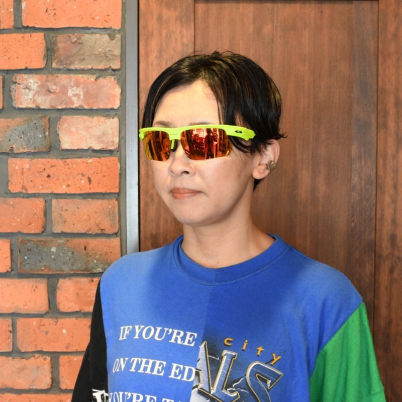 OAKLEY オークリー BISPHAERA バイスフィエラ OO9400-1368 MATTE TENNIS BALL YELLOW/CELESTE NEURON/PRIZM RUBY ハイブリッジフィット Inner Spark Collection