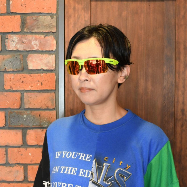 OAKLEY オークリー BISPHAERA バイスフィエラ OO9400-1368 MATTE TENNIS BALL YELLOW/CELESTE NEURON/PRIZM RUBY ハイブリッジフィット Inner Spark Collection