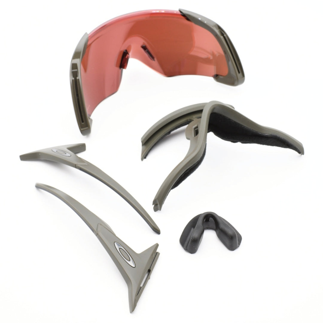 OAKLEY オークリー<br>FLEX SCAPE フレックススケープ<br>DARK BRUSH/PRIZM SNOW BLACK IRIDIUM<br>OO9405-0346<br>