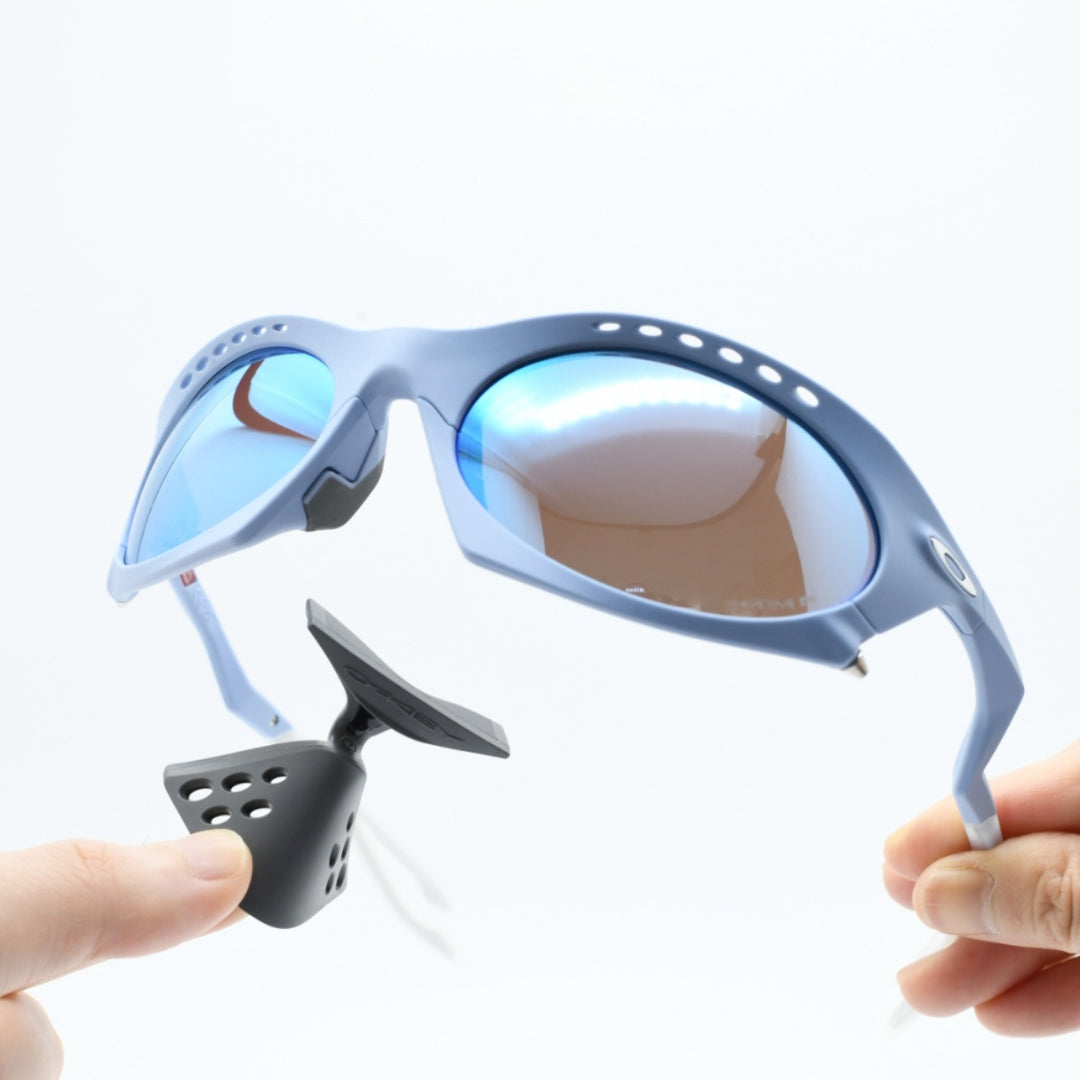 OAKLEY オークリー PLANTARIS プランタリス OO9437-0463 MATTE STONEWASH/PRIZM DEEP WATER POLARIZED