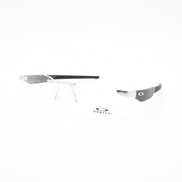 OAKLEY オークリー<br>STEAKHOUSE1.0 ステーキハウス1.0<br>SATIN CHROME 55サイズ<br>OX3126-0255<br>