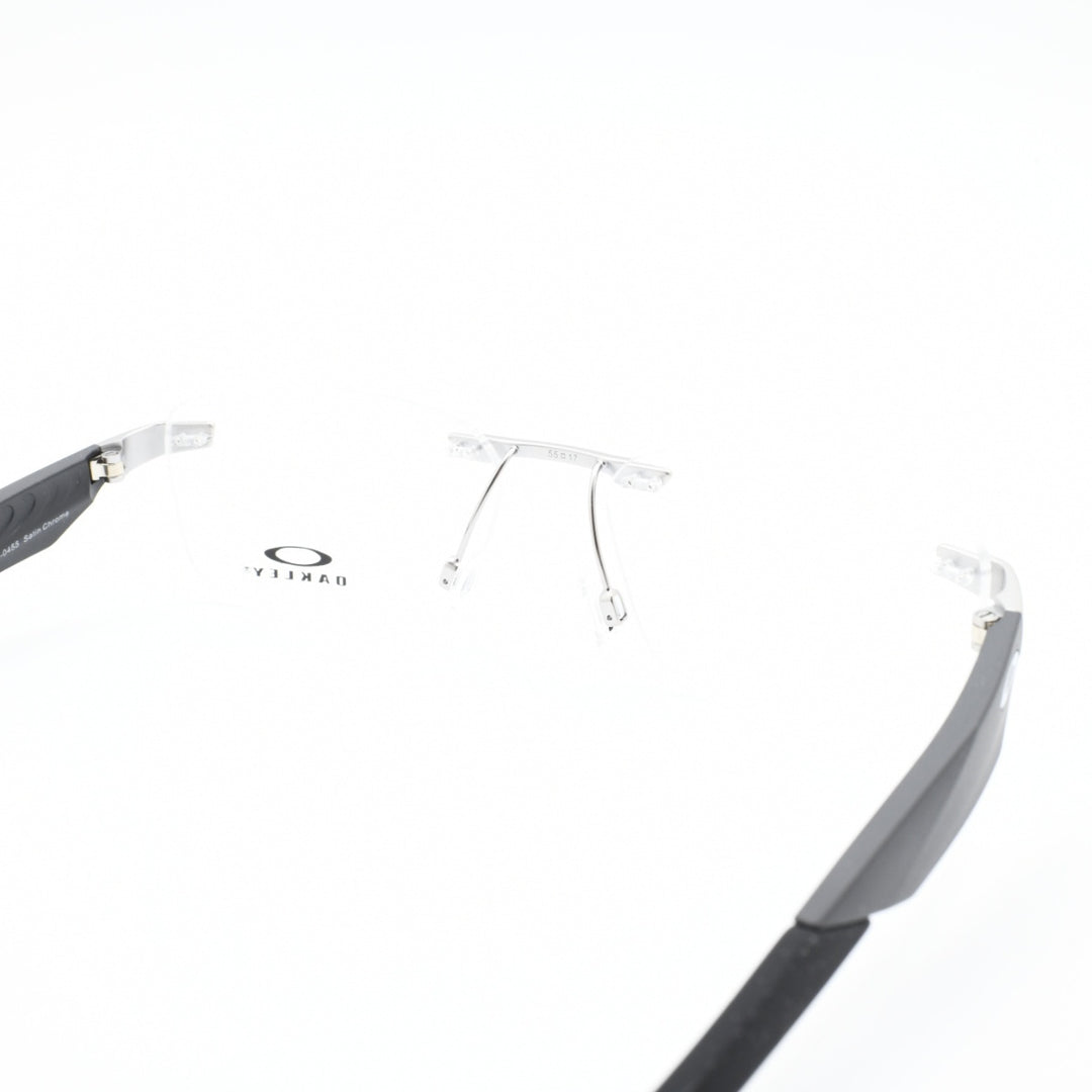 OAKLEY オークリー<br>STEAKHOUSE1.0 ステーキハウス1.0<br>SATIN CHROME 55サイズ<br>OX3126-0255<br>