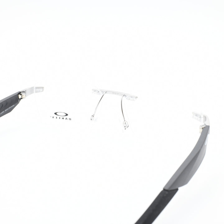 OAKLEY オークリー<br>STEAKHOUSE1.0 ステーキハウス1.0<br>SATIN CHROME 55サイズ<br>OX3126-0255<br>