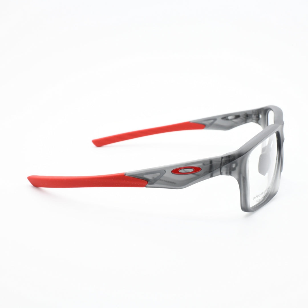 OAKLEY オークリー<br>VERSAFUSE SQ ヴァーサヒューズスクエア OX8201-0256<br>SATIN GREY SMOKE/デモレンズ 56サイズ<br>
