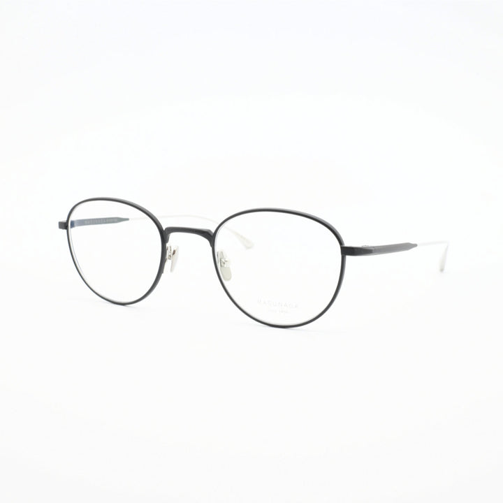 増永眼鏡 MASUNAGA since 1905<br>RADIO CITY col-39 BLACK/SILVER<br>