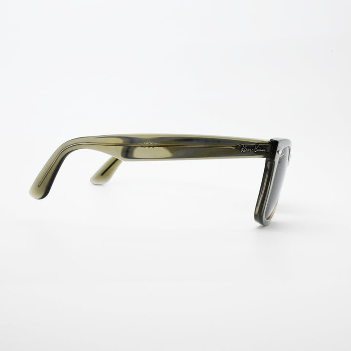 RAYBAN レイバン WAYFARER ウェイファーラー RB2140-F-1387-31（ポリッシュフォトクロミック ストライプ グレー/グリーン）