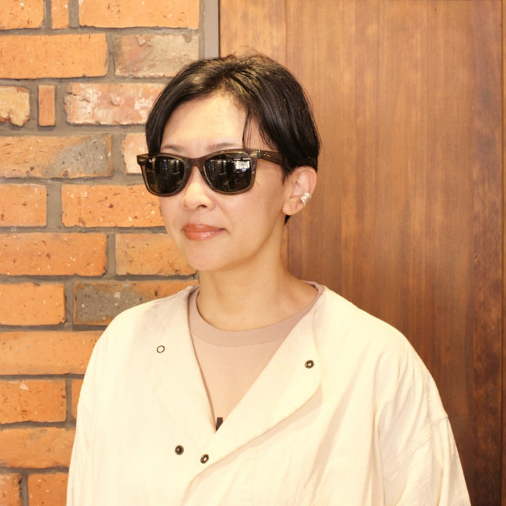 RAYBAN レイバン WAYFARER ウェイファーラー RB2140-F-1387-31（ポリッシュフォトクロミック ストライプ グレー/グリーン）