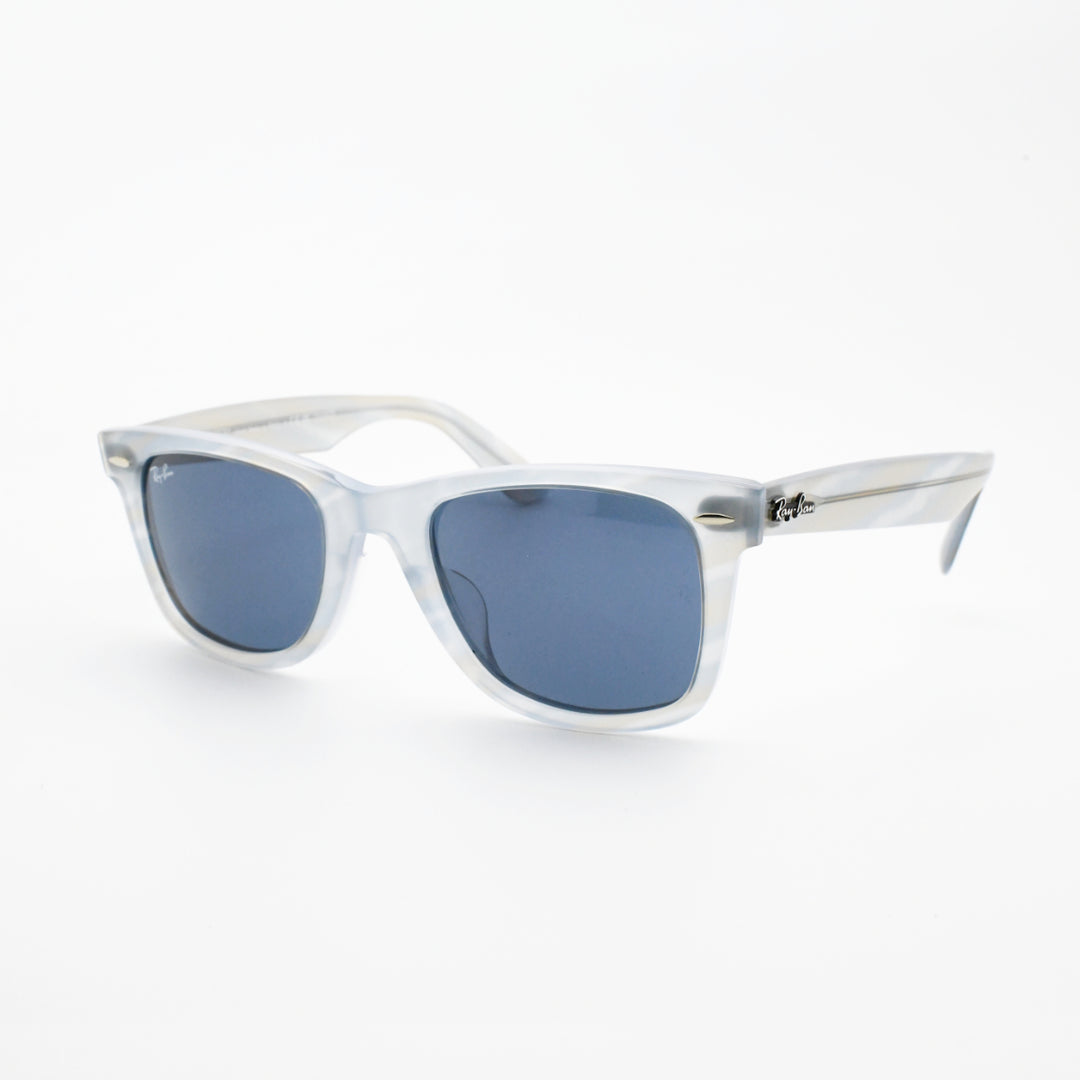 RAYBAN レイバン WAYFARER ウェイファーラー RB2140-F-1407-R5（ポリッシュフォトクロミック ストライプ ライトブルー/ブルー）