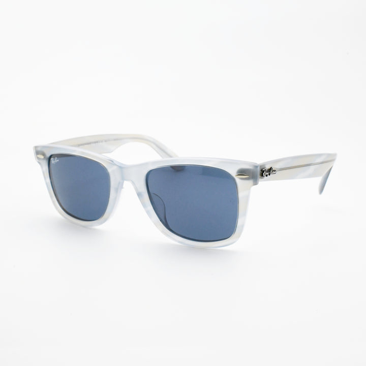 RAYBAN レイバン WAYFARER ウェイファーラー RB2140-F-1407-R5（ポリッシュフォトクロミック ストライプ ライトブルー/ブルー）