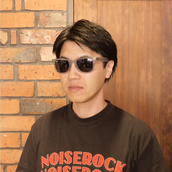RAYBAN レイバン WAYFARER ウェイファーラー RB2140-F-1407-R5（ポリッシュフォトクロミック ストライプ ライトブルー/ブルー）