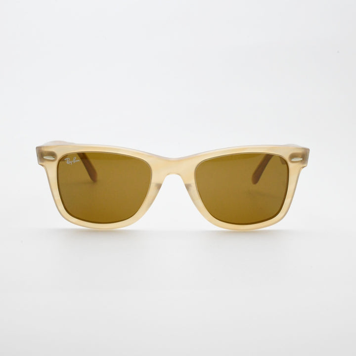 RAYBAN レイバン WAYFARER ウェイファーラー RB2140-F-1408-33（ポリッシュフォトクロミック ストライプ ブラウン/ブラウン）