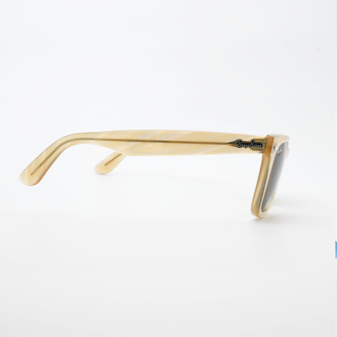 RAYBAN レイバン WAYFARER ウェイファーラー RB2140-F-1408-33（ポリッシュフォトクロミック ストライプ ブラウン/ブラウン）