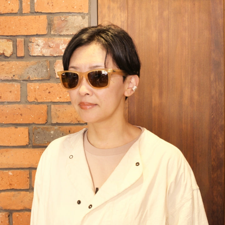 RAYBAN レイバン WAYFARER ウェイファーラー RB2140-F-1408-33（ポリッシュフォトクロミック ストライプ ブラウン/ブラウン）