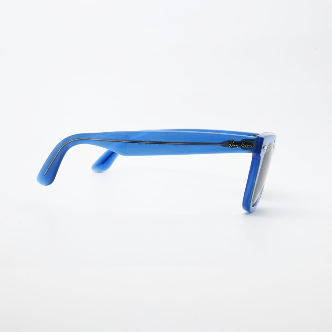 RAYBAN レイバン WAYFARER ウェイファーラー RB2140-F-1409-B1（ポリッシュフォトクロミック ストライプ ブルー/ダークグレー）