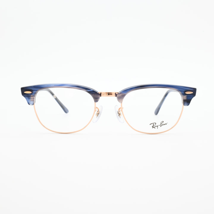 RAYBAN レイバン RB5154-8374 CLUBMASTER OPTICS Polish Stripe Blue