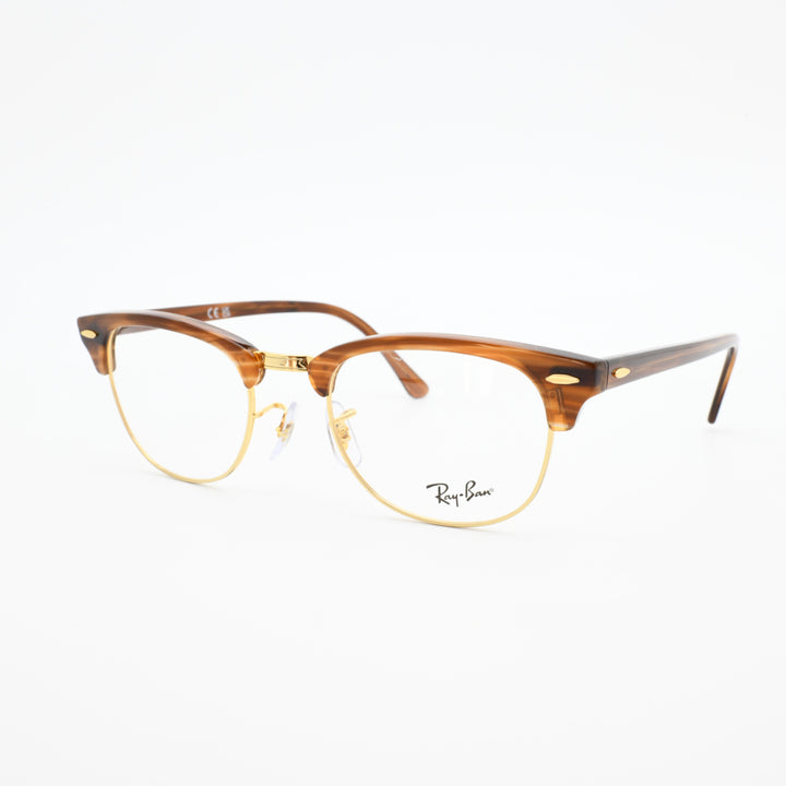 RAYBAN レイバン RB5154-8375 CLUBMASTER OPTICS Polish Stripe Brown