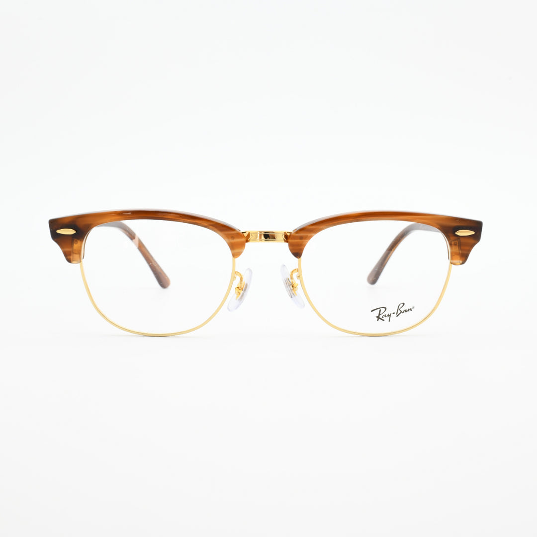RAYBAN レイバン RB5154-8375 CLUBMASTER OPTICS Polish Stripe Brown