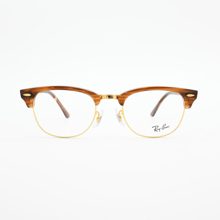 RAYBAN レイバン RB5154-8375 CLUBMASTER OPTICS Polish Stripe Brown
