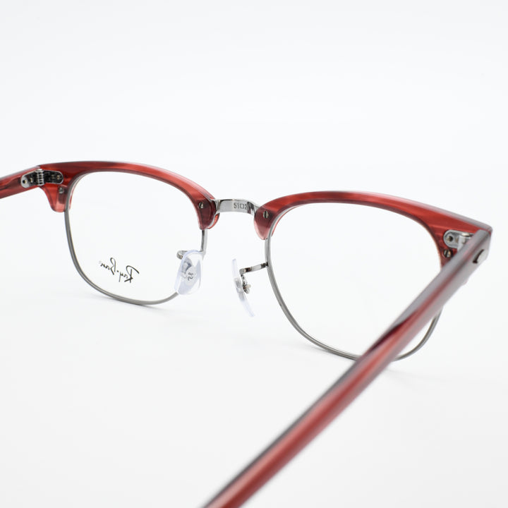 RAYBAN レイバン RB5154-8376 CLUBMASTER OPTICS Polish Stripe Red