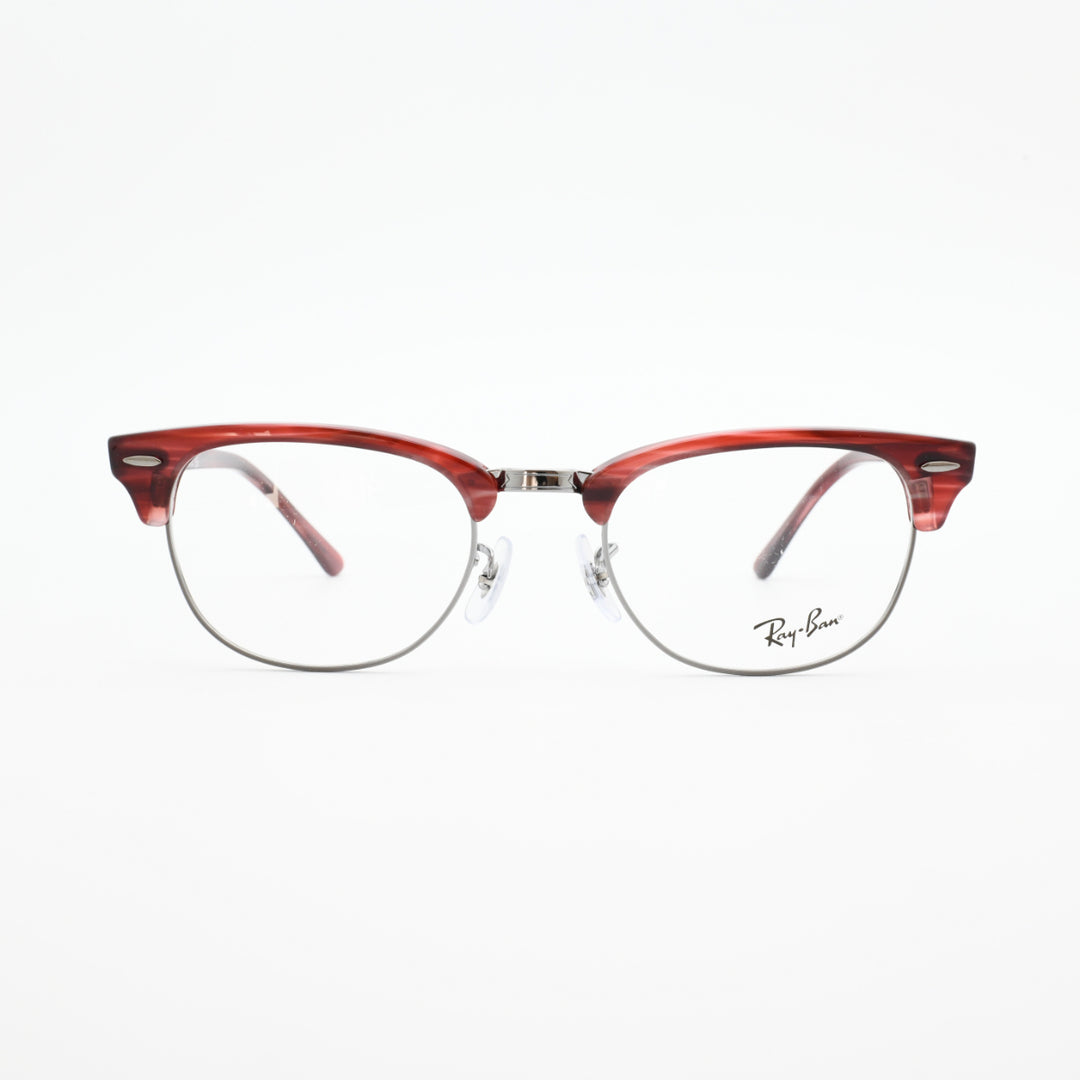 RAYBAN レイバン RB5154-8376 CLUBMASTER OPTICS Polish Stripe Red