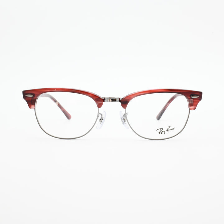 RAYBAN レイバン RB5154-8376 CLUBMASTER OPTICS Polish Stripe Red