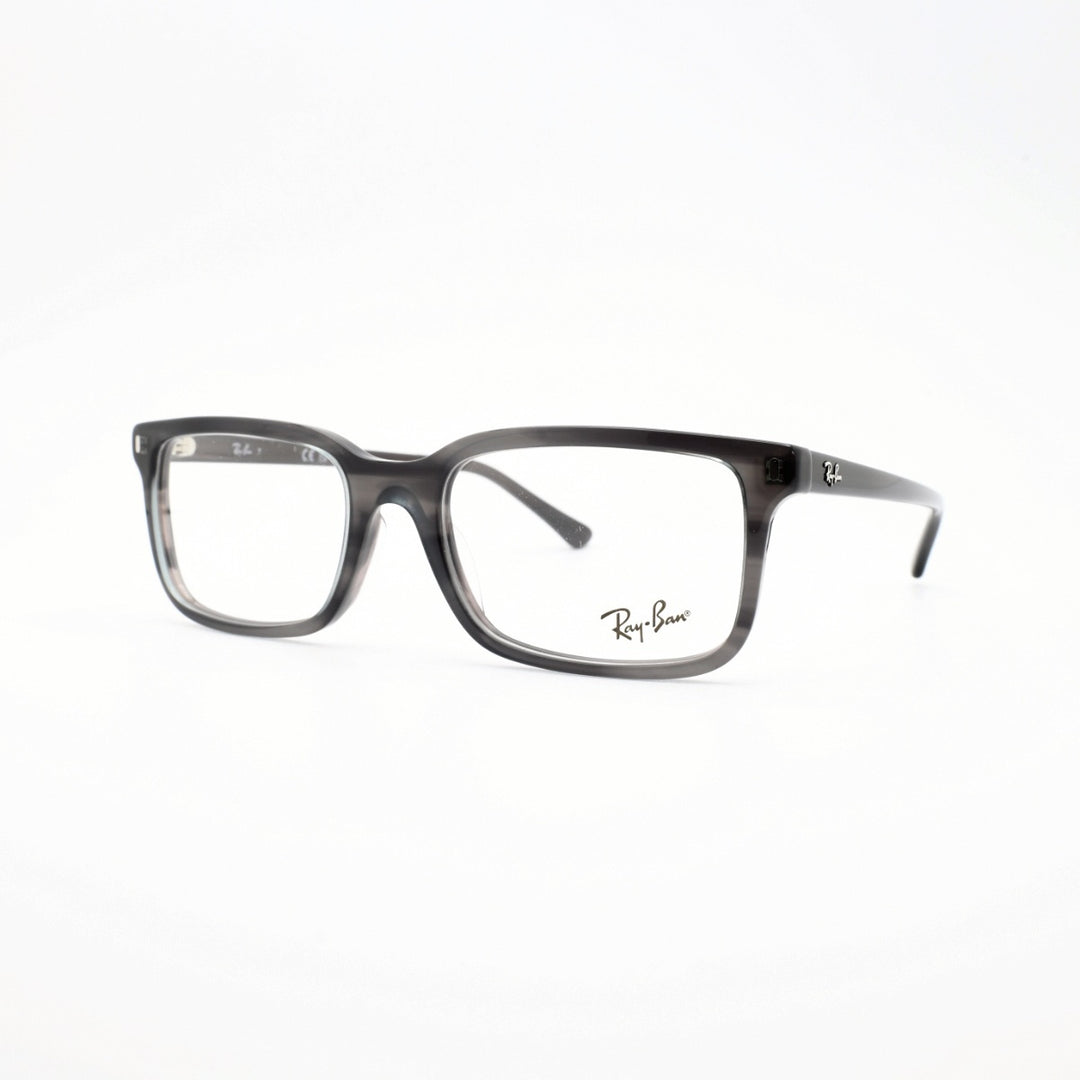 RAYBAN レイバン RB5445f-8453 OPTICS POLISH STRIPE GRAY