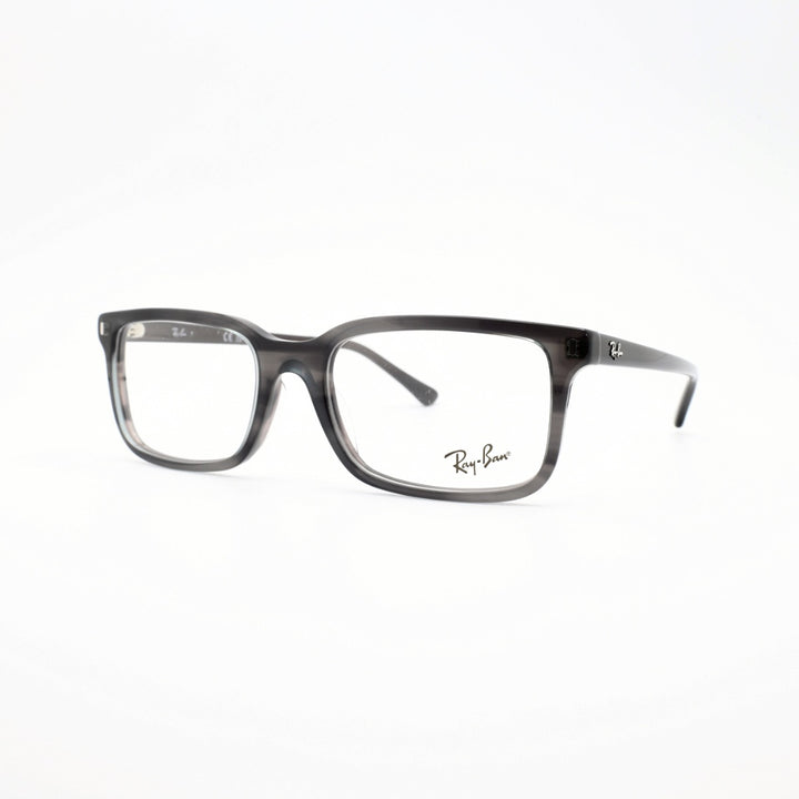 RAYBAN レイバン RB5445f-8453 OPTICS POLISH STRIPE GRAY
