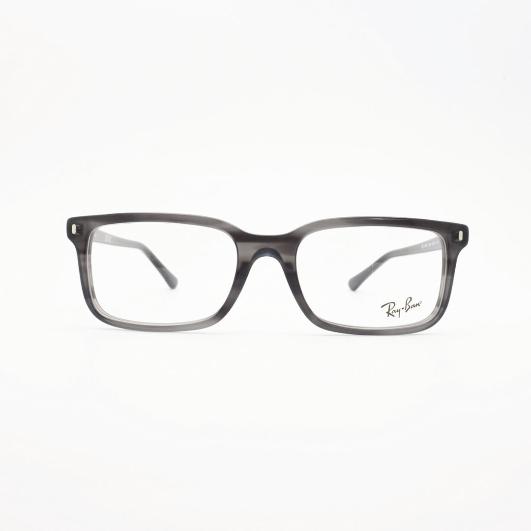 RAYBAN レイバン RB5445f-8453 OPTICS POLISH STRIPE GRAY