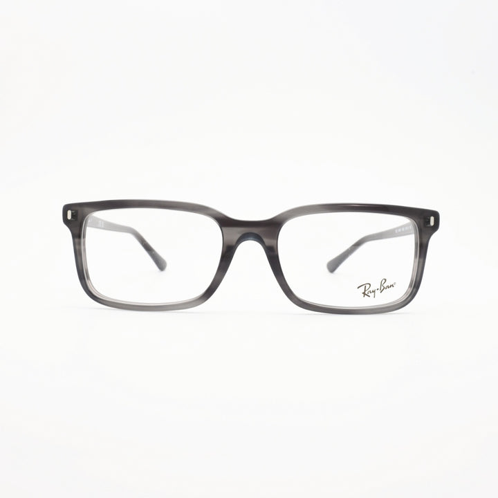 RAYBAN レイバン RB5445f-8453 OPTICS POLISH STRIPE GRAY