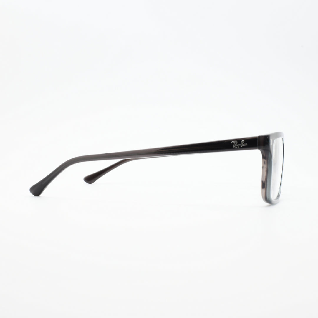 RAYBAN レイバン RB5445f-8453 OPTICS POLISH STRIPE GRAY