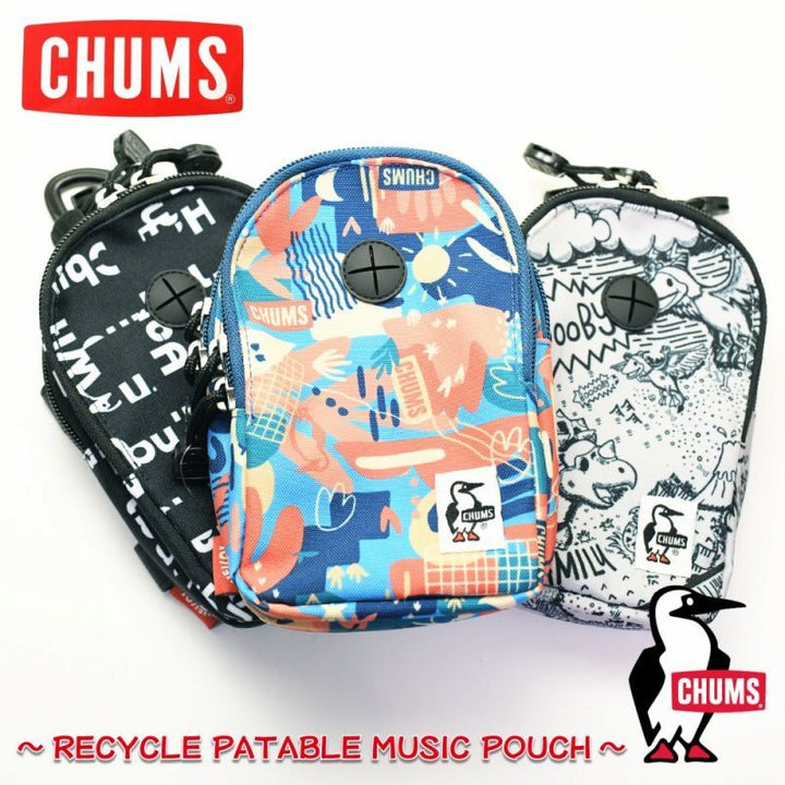 CHUMS チャムス Recycle Portable Music Pouch リサイクルポータブルミュージックポーチ