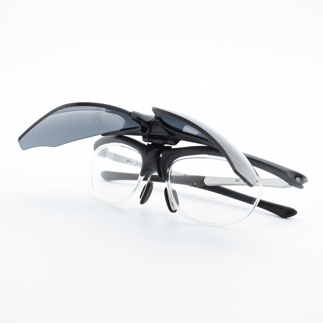 RUDY PROJECT ルディプロジェエクト EXCEPTION LX FLIP UP エクセプション エルエックス フリップアップ SN971006 BLACK MATTE/SMOKE BLACK