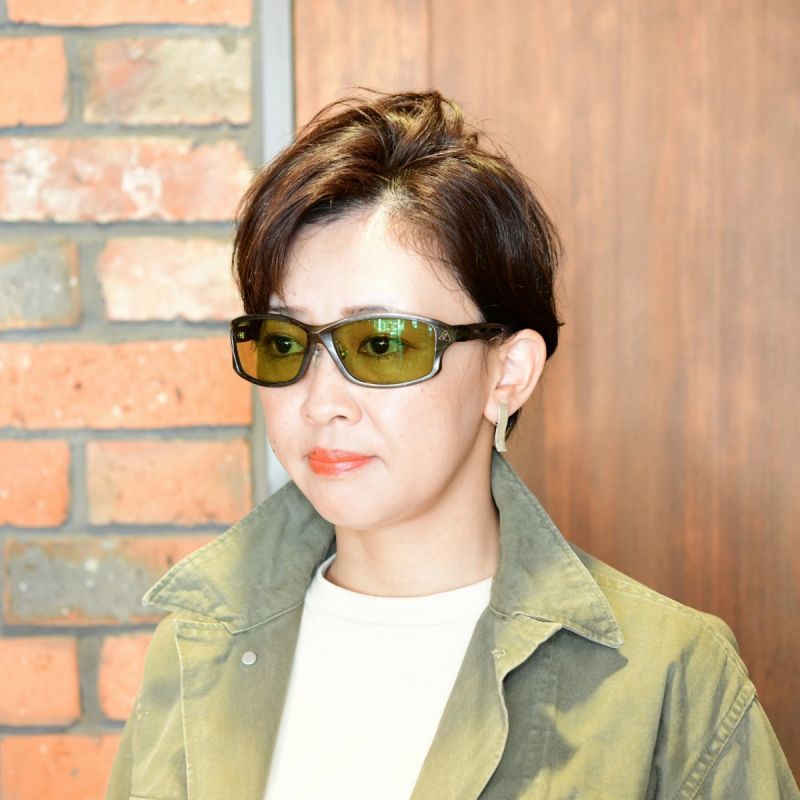 Zeque by ZEAL OPTICS ゼクーバイシールオプティックス STELTH ステルス GUNMETAL/EASE GREEN