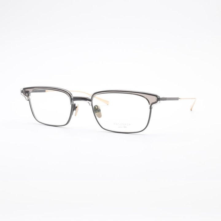 増永眼鏡 MASUNAGA since 1905 TINSELTOWN col-14 GRY/CRYSTAL BLACK