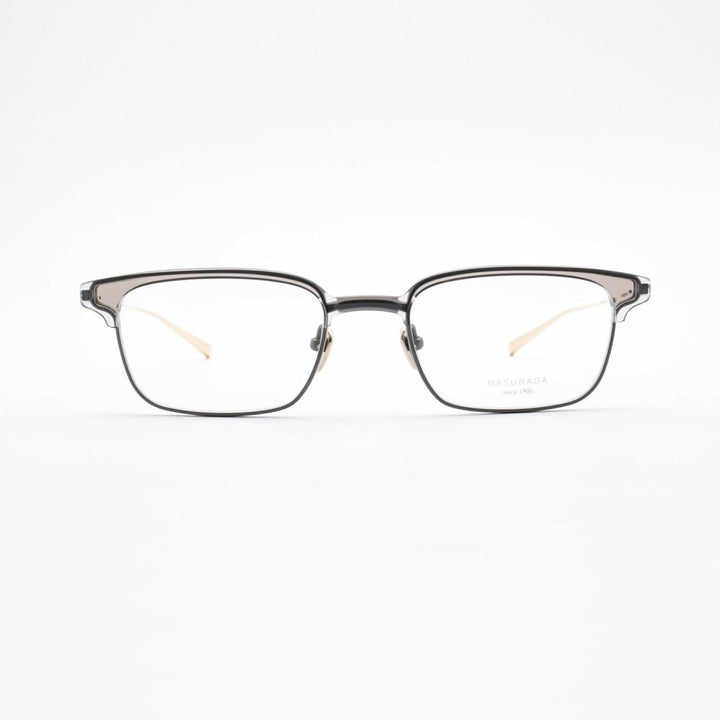 増永眼鏡 MASUNAGA since 1905 TINSELTOWN col-14 GRY/CRYSTAL BLACK