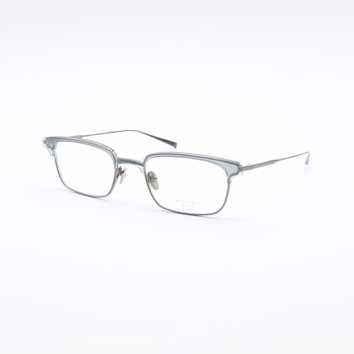 増永眼鏡 MASUNAGA since 1905 TINSELTOWN col-38 GREEN-BLACK SILVER
