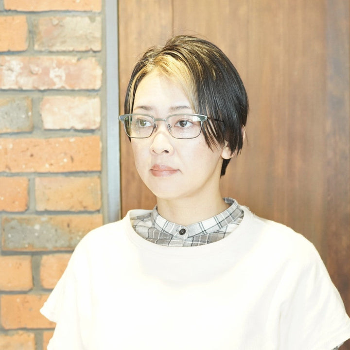増永眼鏡 MASUNAGA since 1905 TINSELTOWN col-38 GREEN-BLACK SILVER