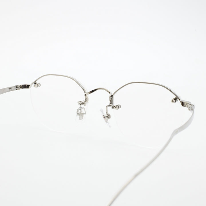 辻眼鏡 国松謹製<br>TJ-007-2 col-2 SILVER<br>