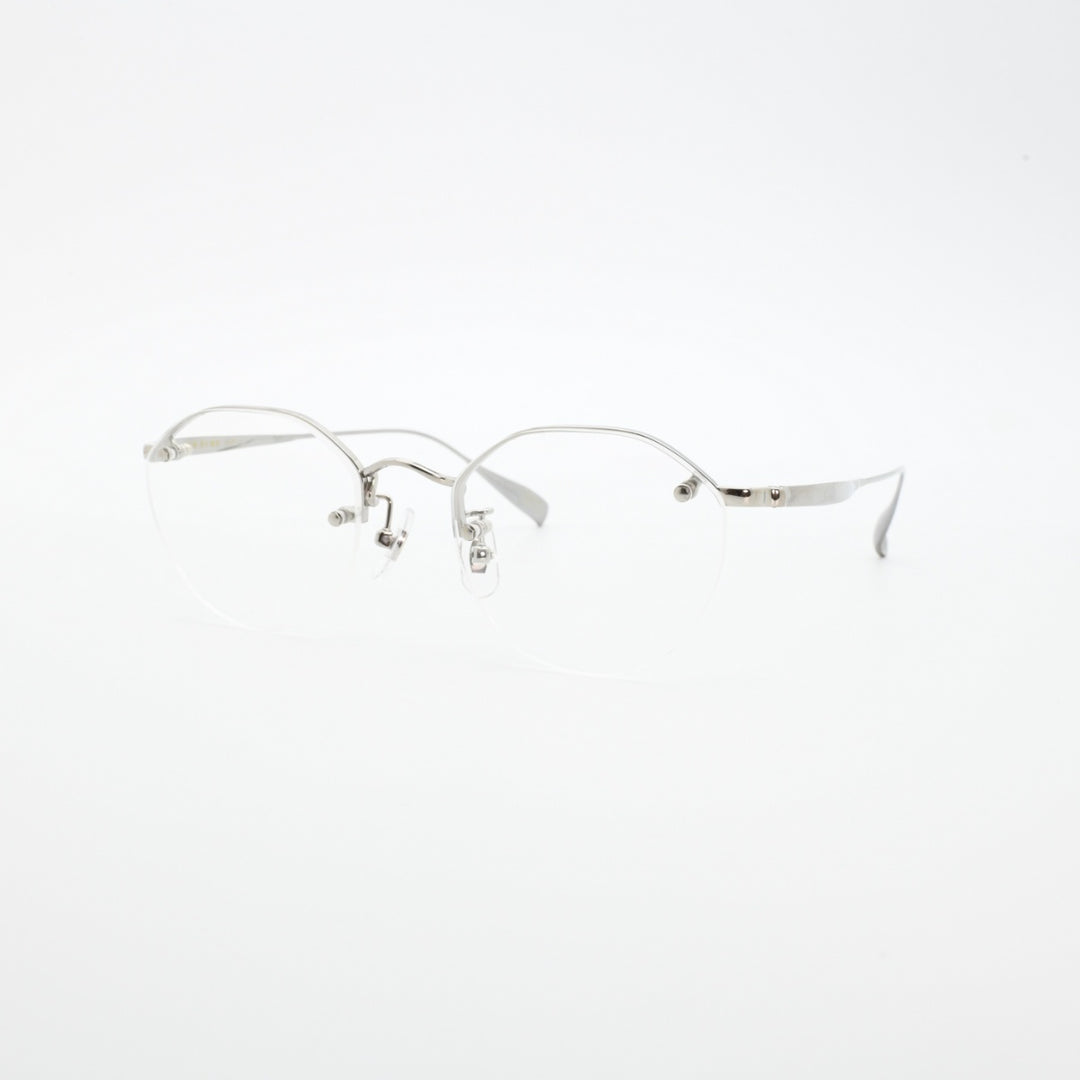 辻眼鏡 国松謹製<br>TJ-007-2 col-2 SILVER<br>