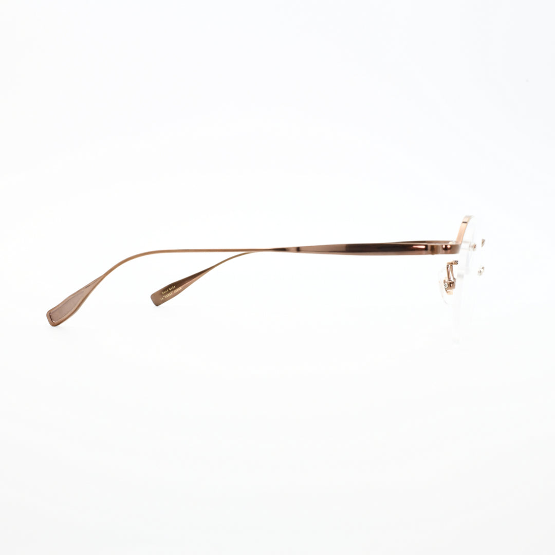 辻眼鏡 国松謹製<br>TJ-007-4 col-4 IP-BROWN<br>